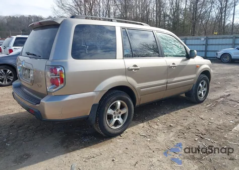 2006 Honda Pilot Ex-L from USA, damaged, VIN 5FNYF28676B031620